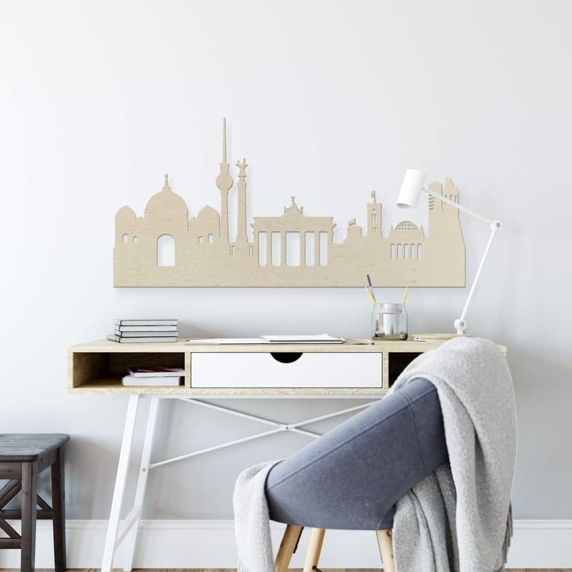 Okleina drewniana z topoli artystycznej - Skyline Berlin
