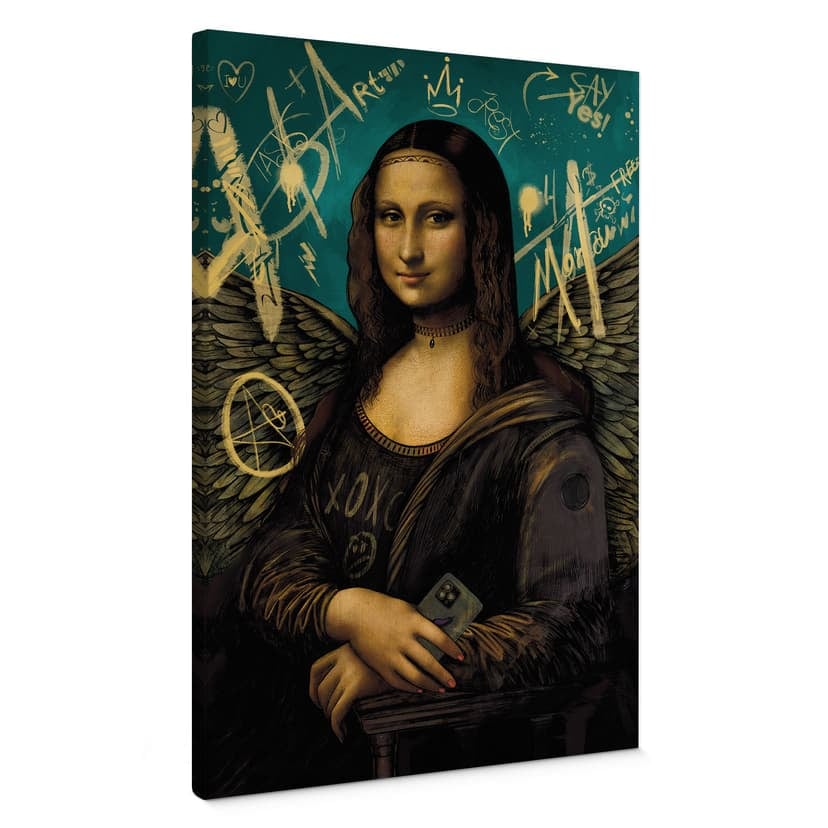 Obraz na płótnie Mona Lisa - nowoczesny