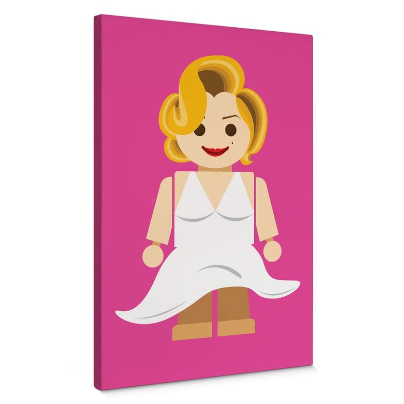 Obraz na płótnie Gomes - zabawka Marilyn Monroe