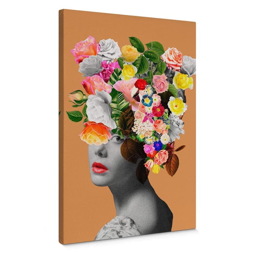 Obraz na płótnie Frida Floral Studio - Pomarańczowa dama