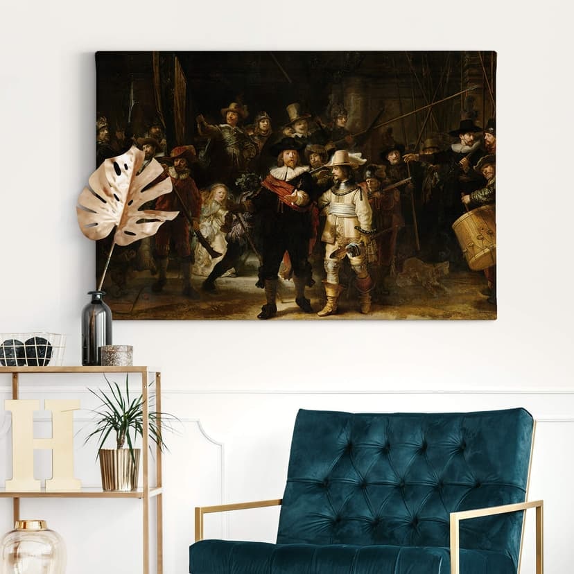Obraz na płótnie Rembrandt - Straż nocna