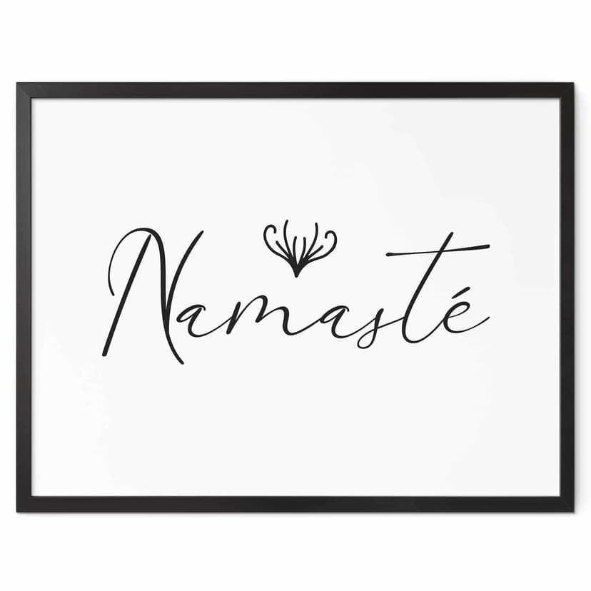 Plakat Namasté