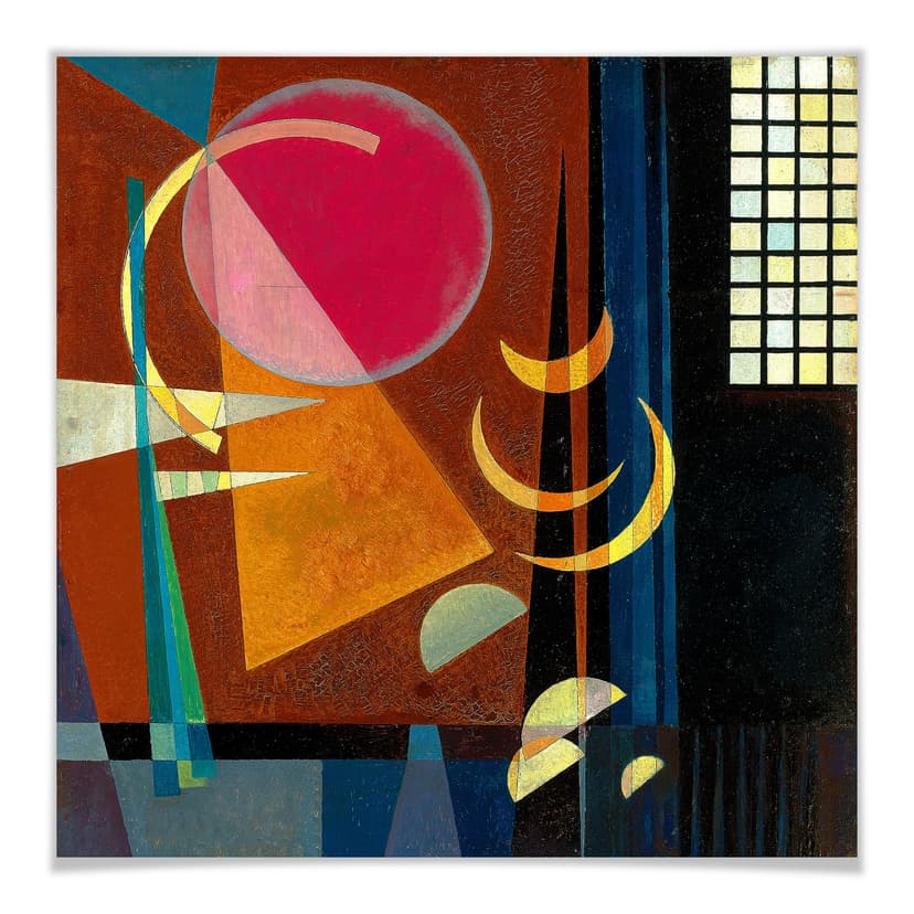 Plakat Kandinsky - Ostry i spokojny