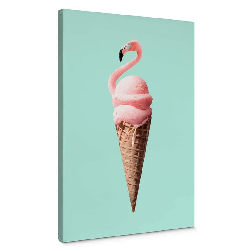 Obraz na płótnie Loose - Lody Flamingo