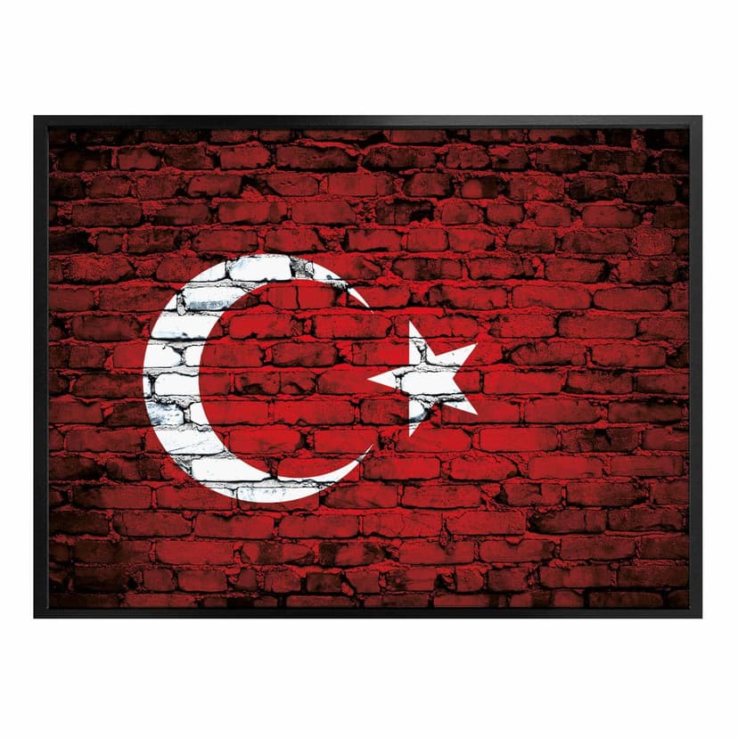 Plakat turecka flaga