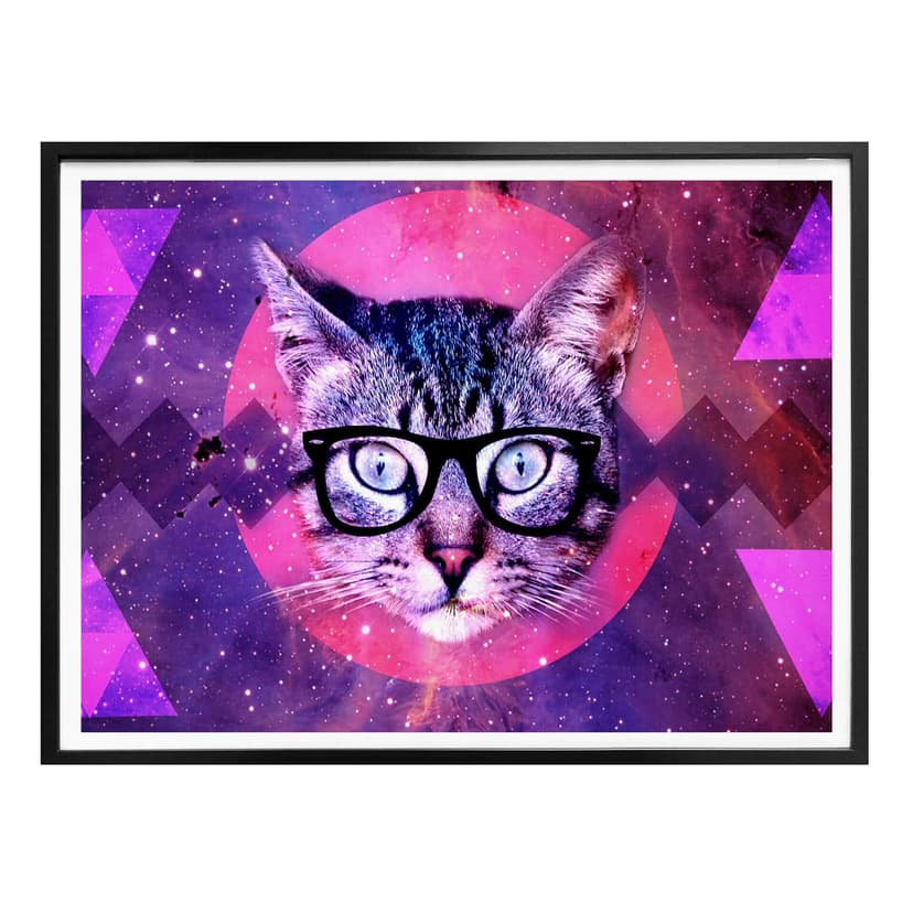 Plakat Nerdy Cat