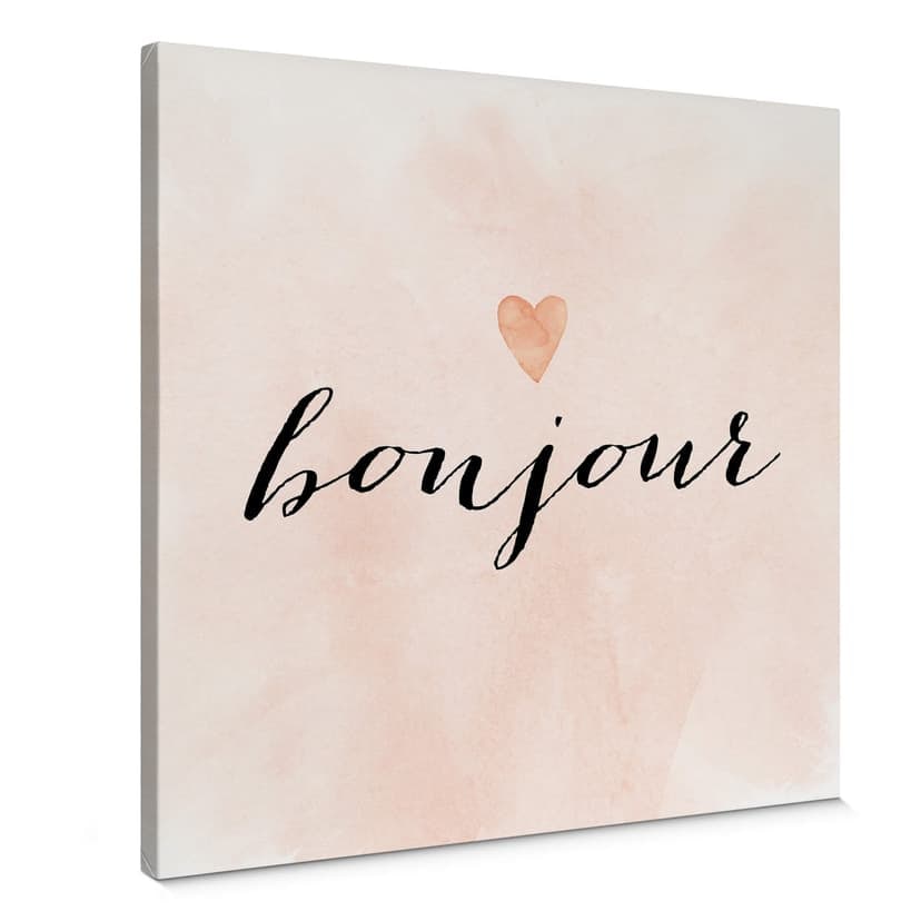 Obraz na płótnie Confetti & Cream - Bonjour