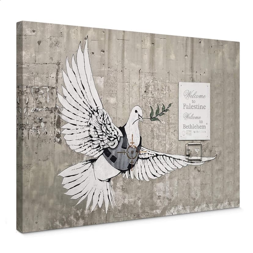 Obraz na płótnie Banksy - Gołąb pokoju