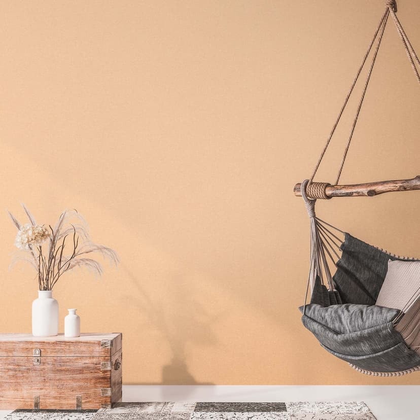 Żółta tapeta z włókniny w stylu vintage do salonu teksturowana tapeta typu peel and stick kuchnia, sypialnia
