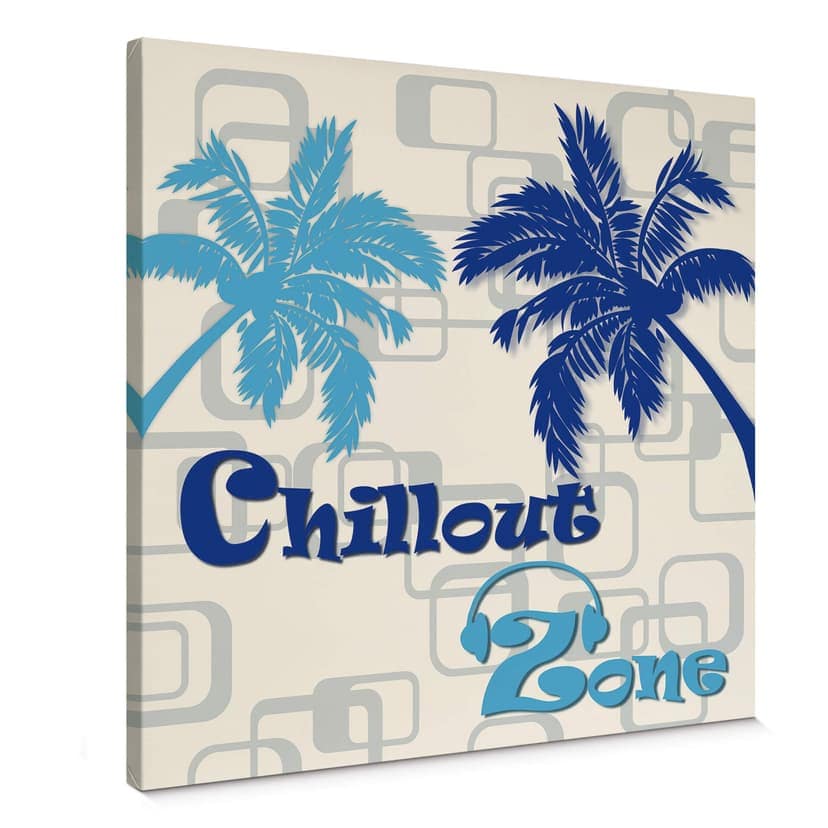 Obraz na płótnie Chillout Zone Blue