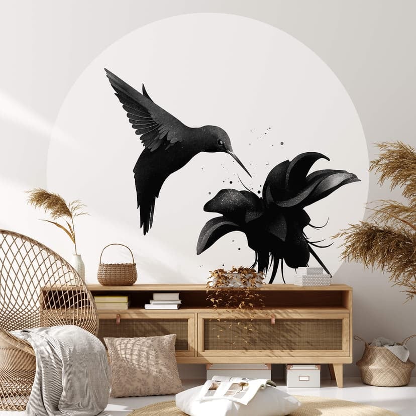 Fototapeta na ścianę Irlandia - Chorum - Hummingbird - Round - tapeta flizelinowa/tapeta flizelinowa