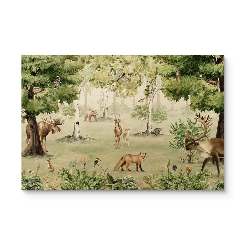 Plakat drewniany Kikki Belle - Leśny cud