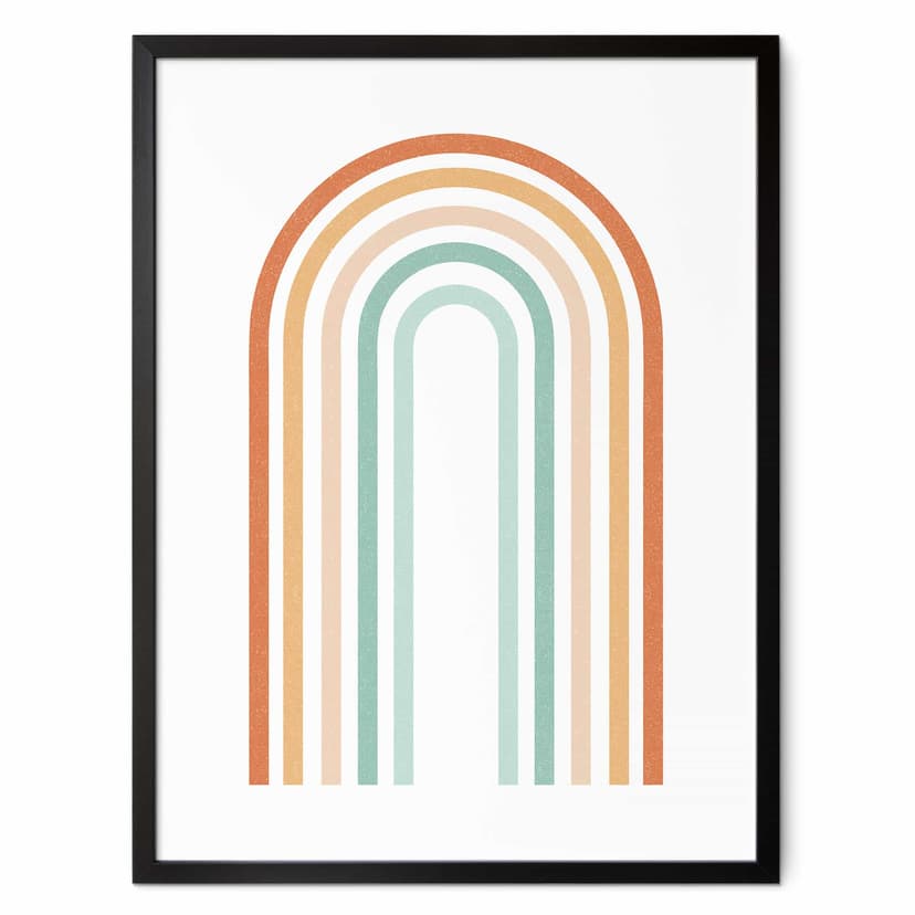 Plakat Rainbow Boho - Plakat dla dzieci