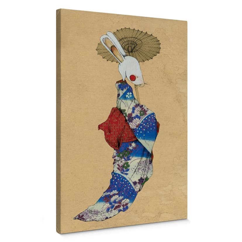 Canvas Loske - Geisha Rabbit 01