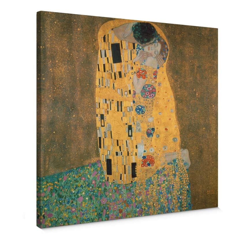 Obraz na płótnie Klimt - Pocałunek