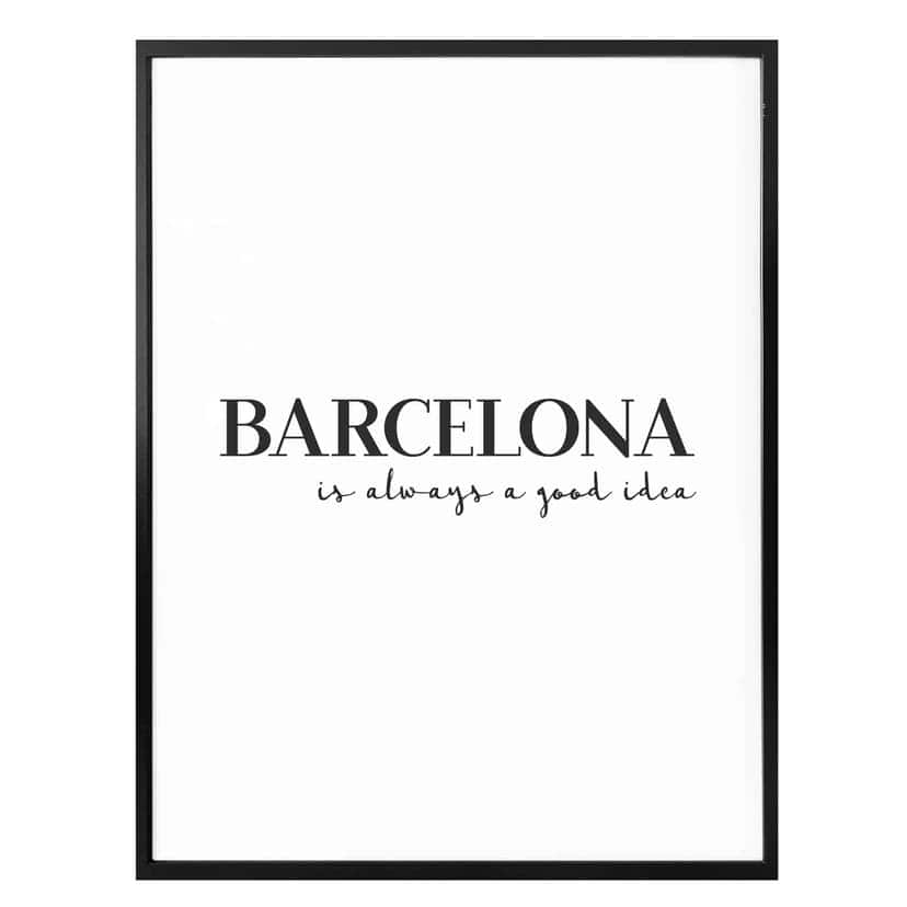 Plakat Barcelona