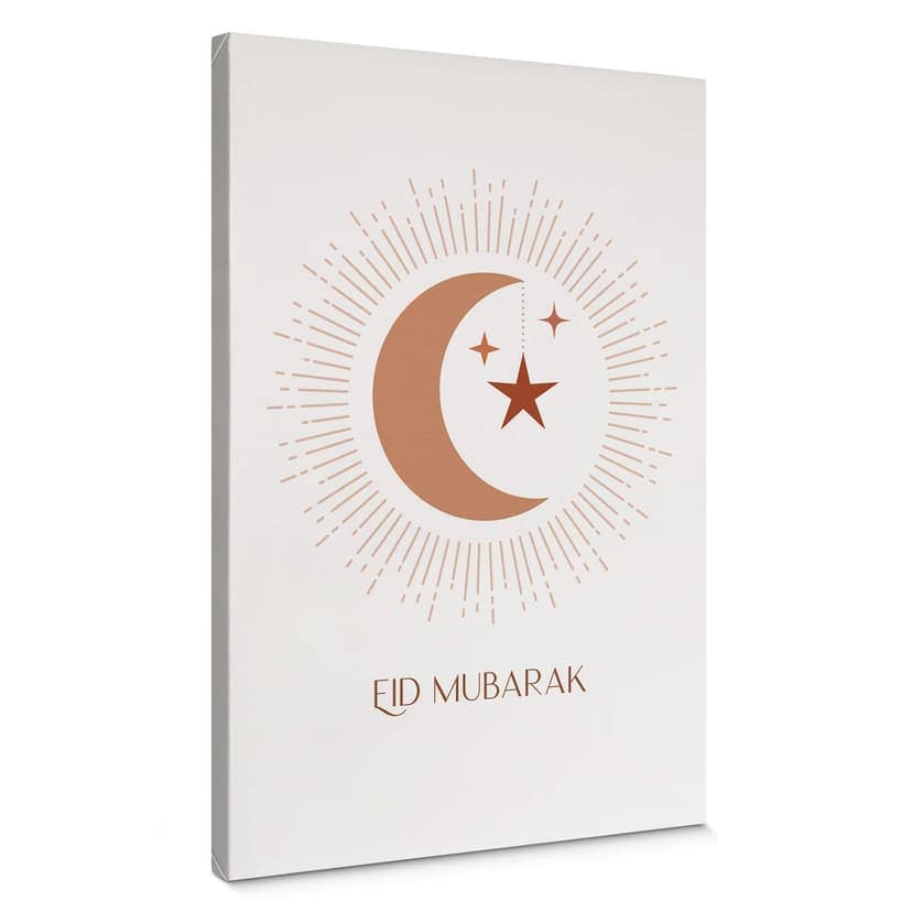 Obraz na płótnie Eid Mubarak półksiężyc