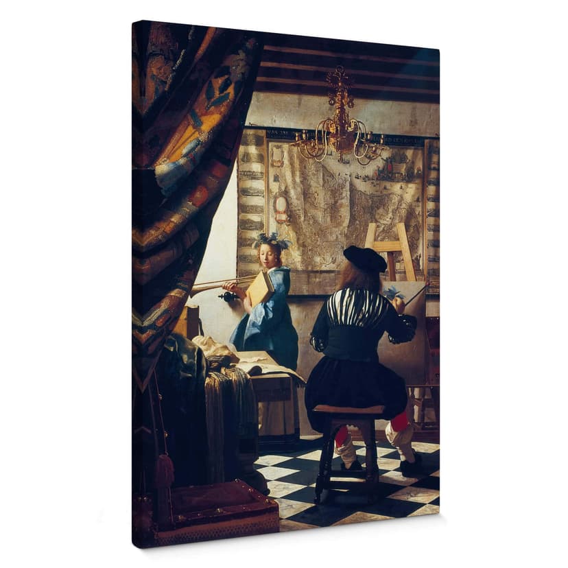 Obraz na płótnie Vermeer - Sztuka malarstwa