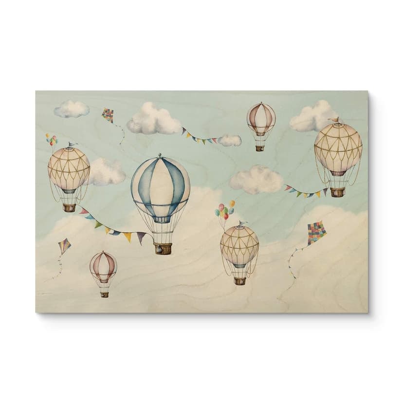 Plakat drewniany Oliver Robins - Balloon Bonanza