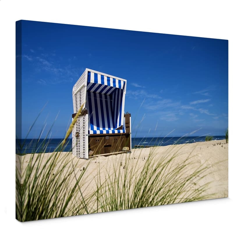 Obraz na płótnie krzesło plażowe