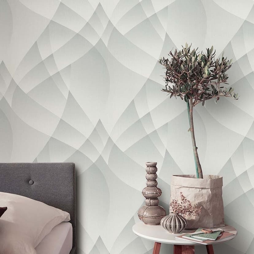 tapeta 3D, geometryczna tapeta Fashion for Walls 4 autorstwa Guido Maria Kretschmer szary