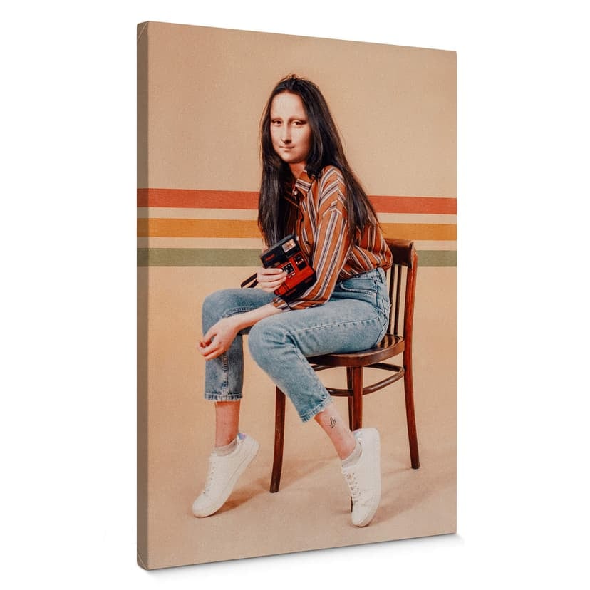 Obraz na płótnie Loose - Retro Mona