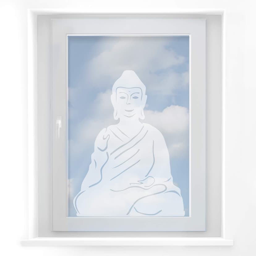 Dekoracja okienna Budda