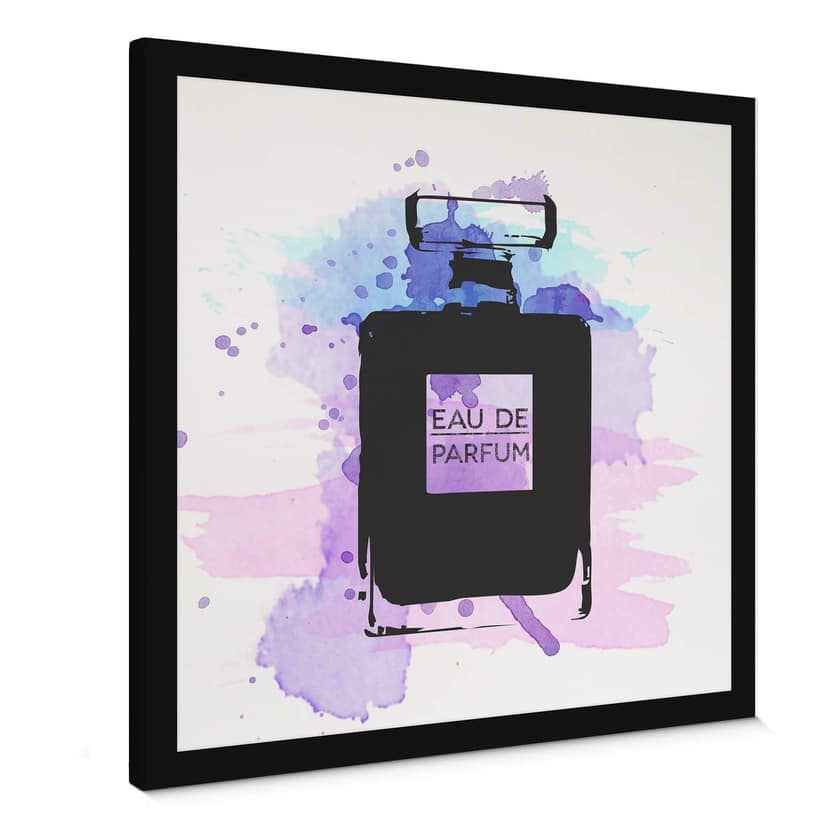 Obraz na płótnie Eau de Parfum Watercolour - Szary