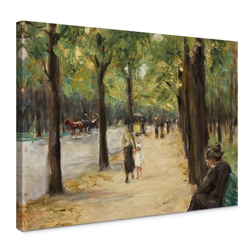 Obraz na płótnie Liebermann - In the Tiergarten Berlin