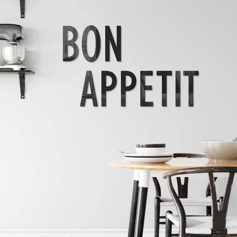 Litery akrylowe Bon Appetit