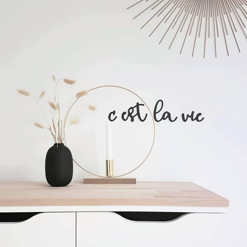 MDF - Dekoracja drewniana C'est la vie