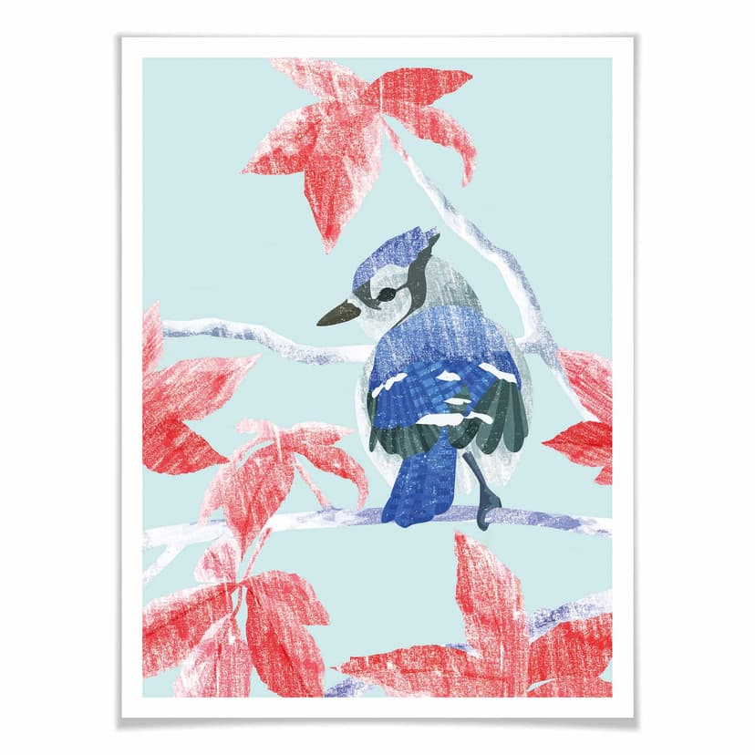 Plakat Goed Blauw - Zimorodek