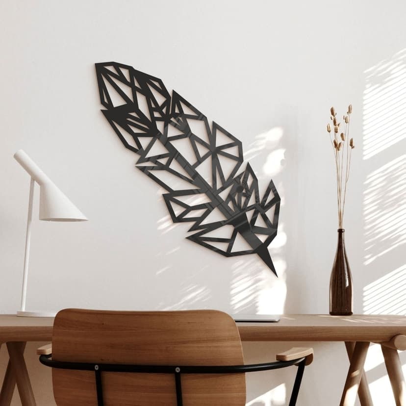 Dekoracja akrylowa Pióro origami