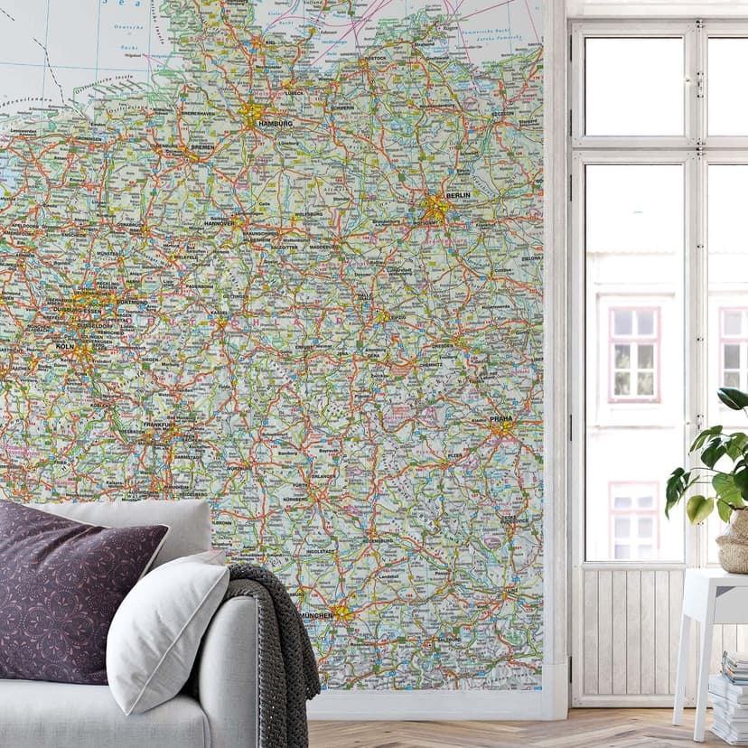 Fototapeta Falk - mapa Niemiec