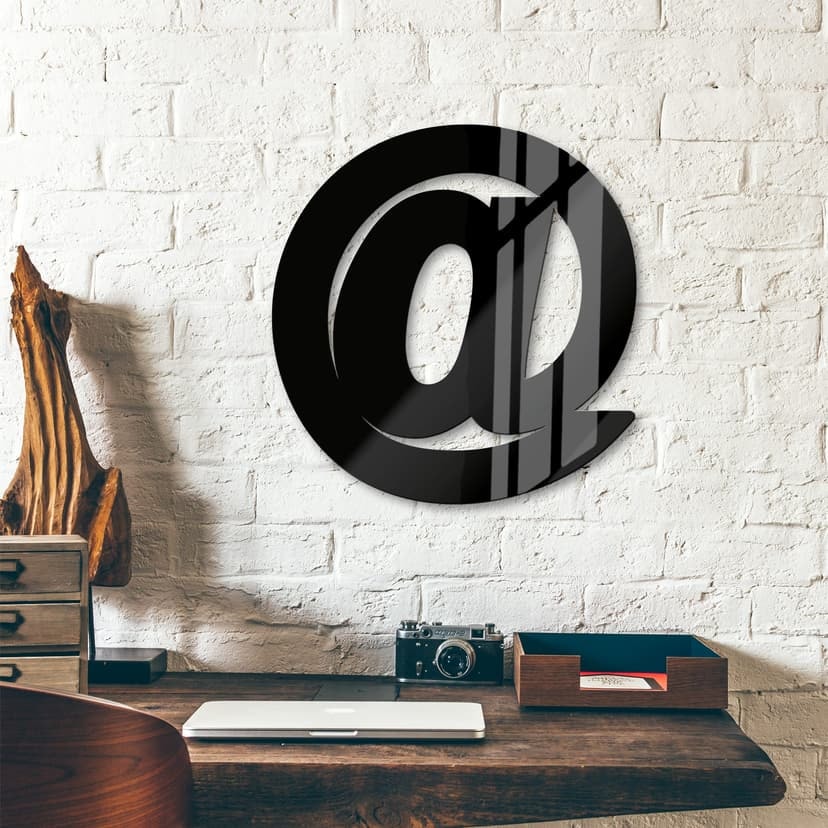 Litery akrylowe at-sign