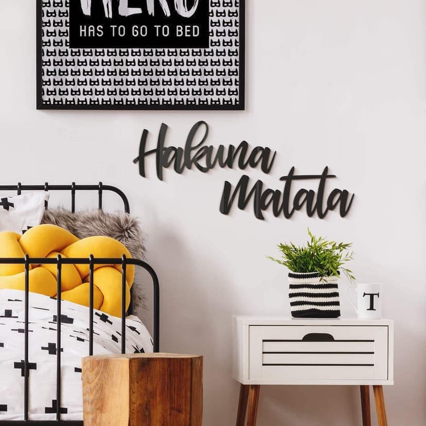 Litery akrylowe Hakuna Matata (2 sztuki)