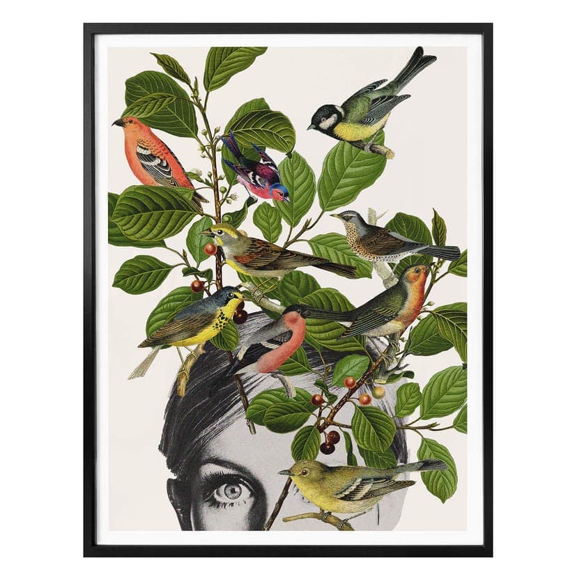 Plakat Frida Floral Studio - Twiggy Eye