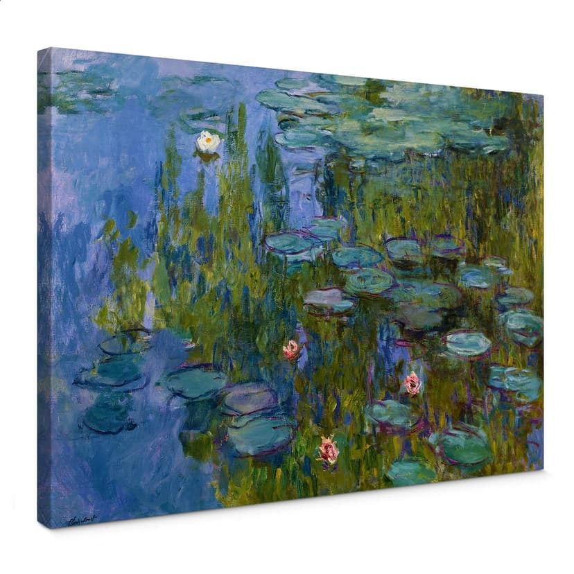 Obraz na płótnie Monet - Lilie wodne 1918