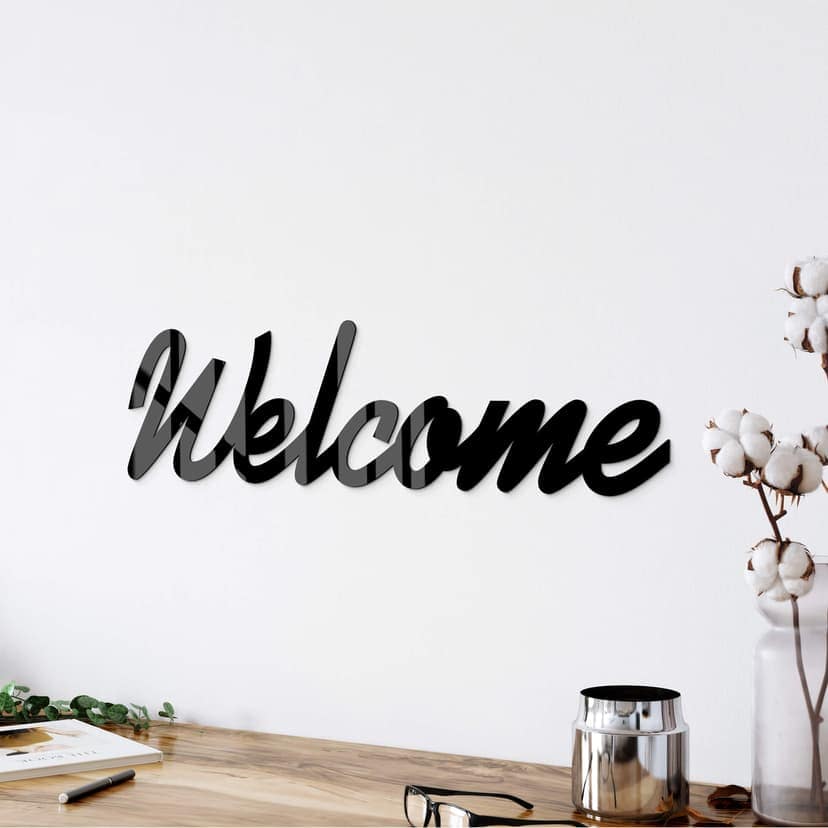 Litery akrylowe Welcome