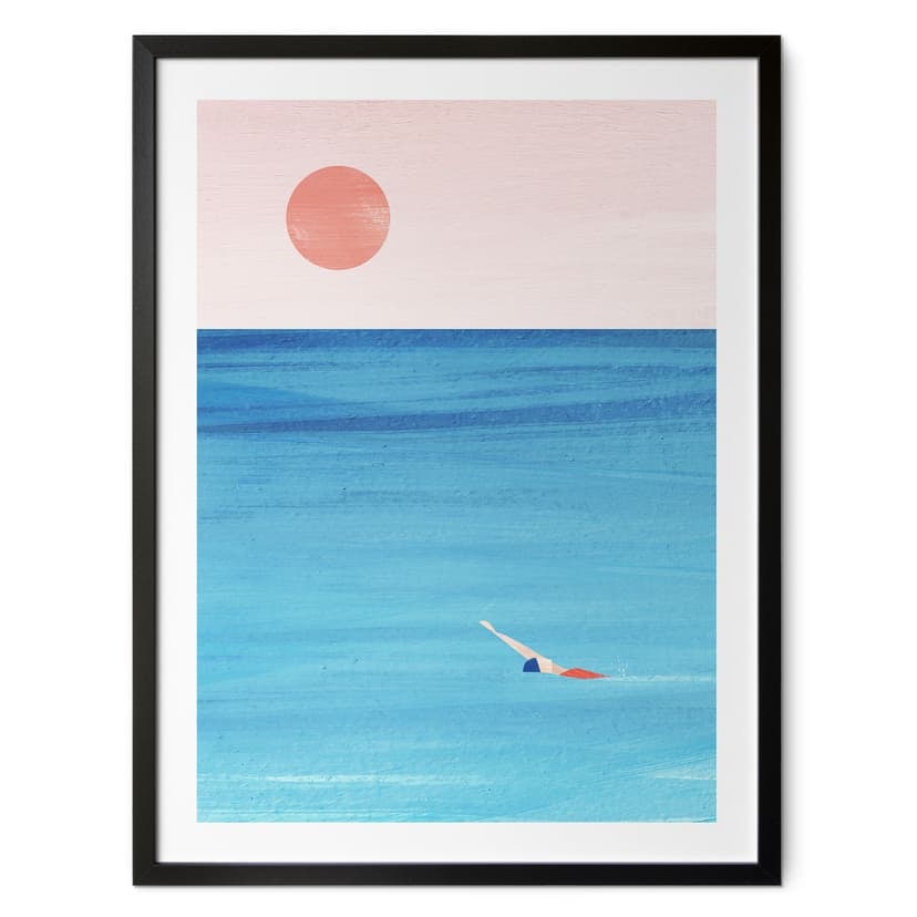 Plakat Rivers - Sunset Swim