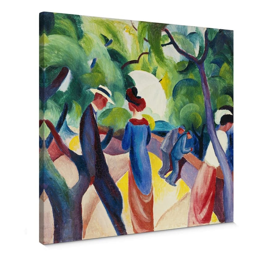 Obraz na płótnie Macke - Promenada