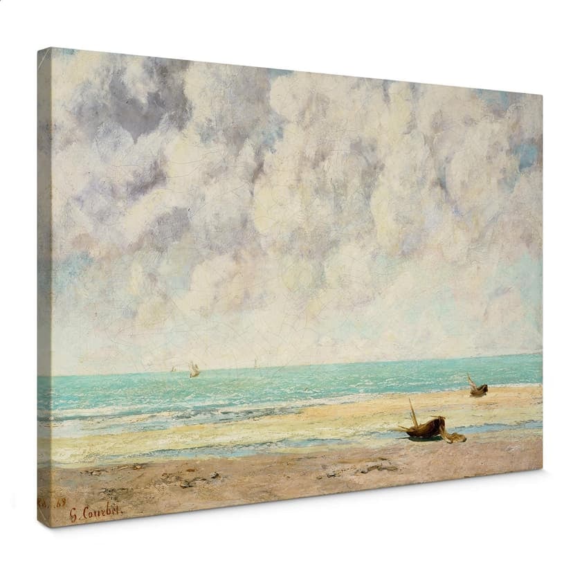 Obraz na płótnie Courbet - Spokojne morze