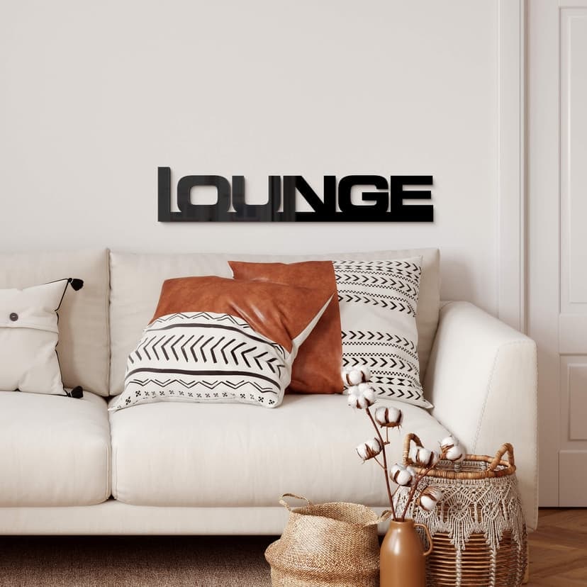 Litery akrylowe lounge