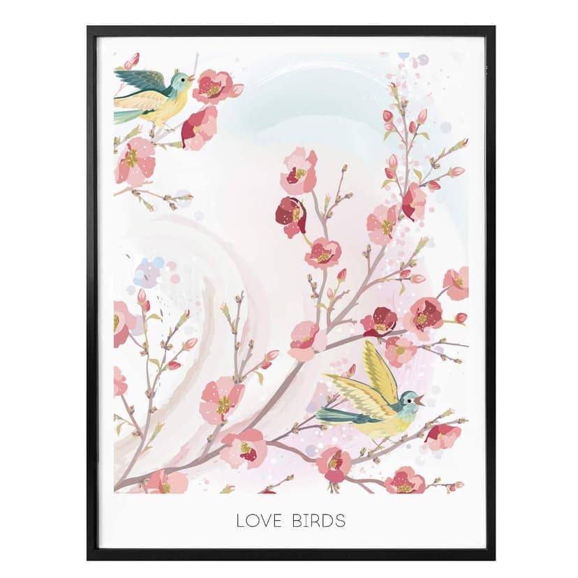 Plakat Love Birds
