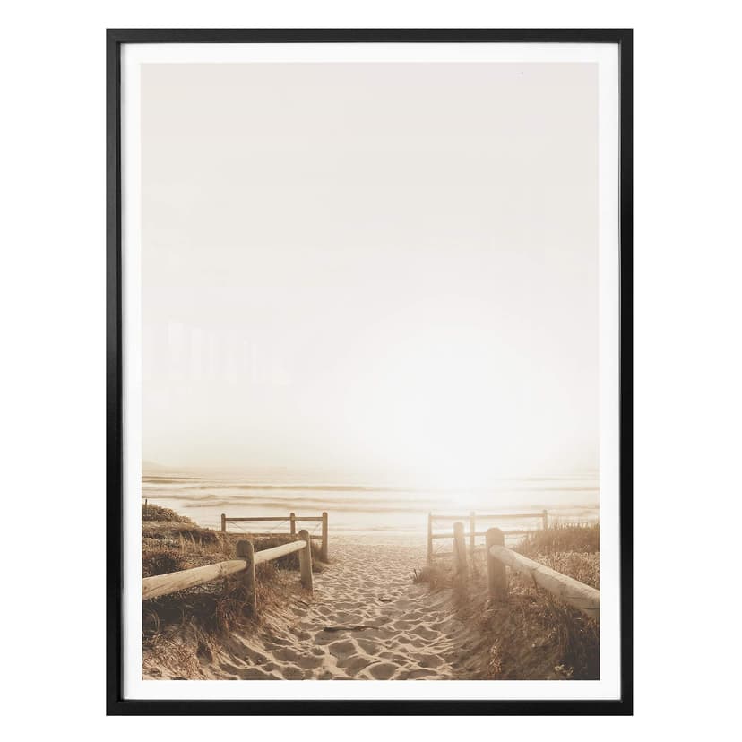 Plakat na plaży
