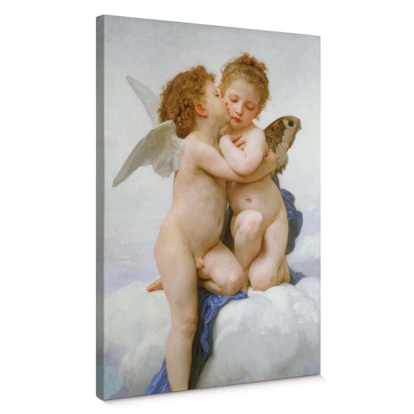 Obraz na płótnie Bouguereau - Pierwszy pocałunek