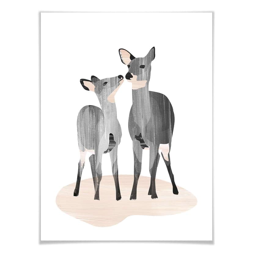 Plakat Goed Blauw - Fawns