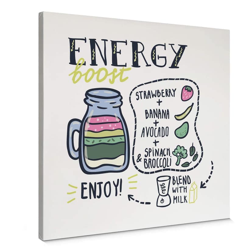 Obraz na płótnie Energy Boost - kwadratowy