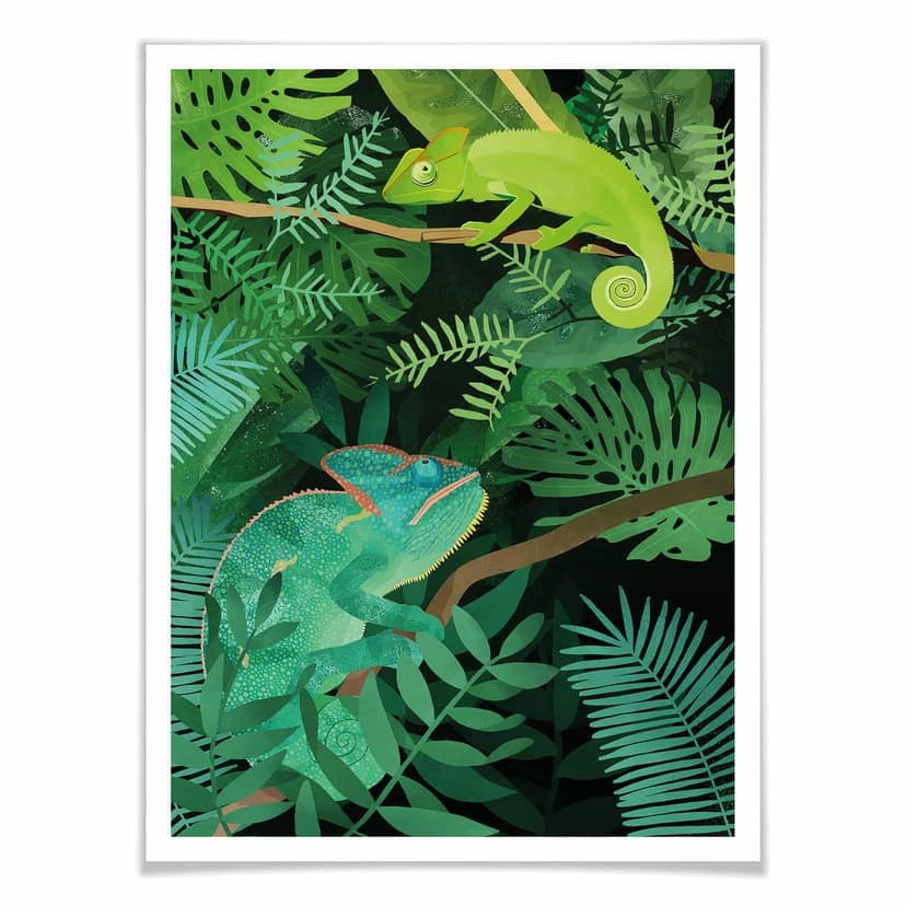 Plakat Goed Blauw - Kameleony