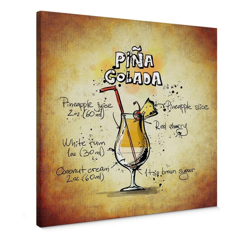 Obraz na płótnie Pina Colada - przepis